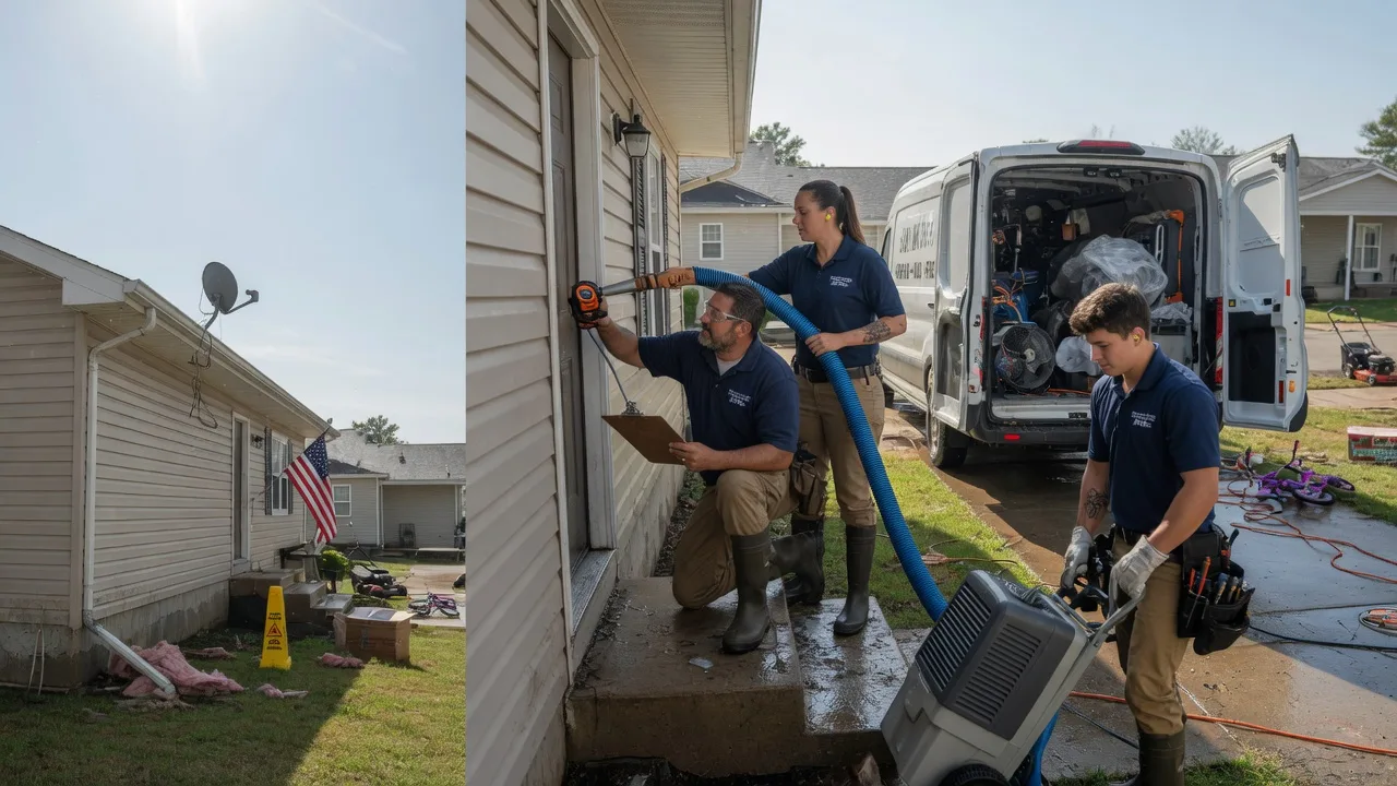 Ceiling Water Damage Restoration in Geff, IL near me